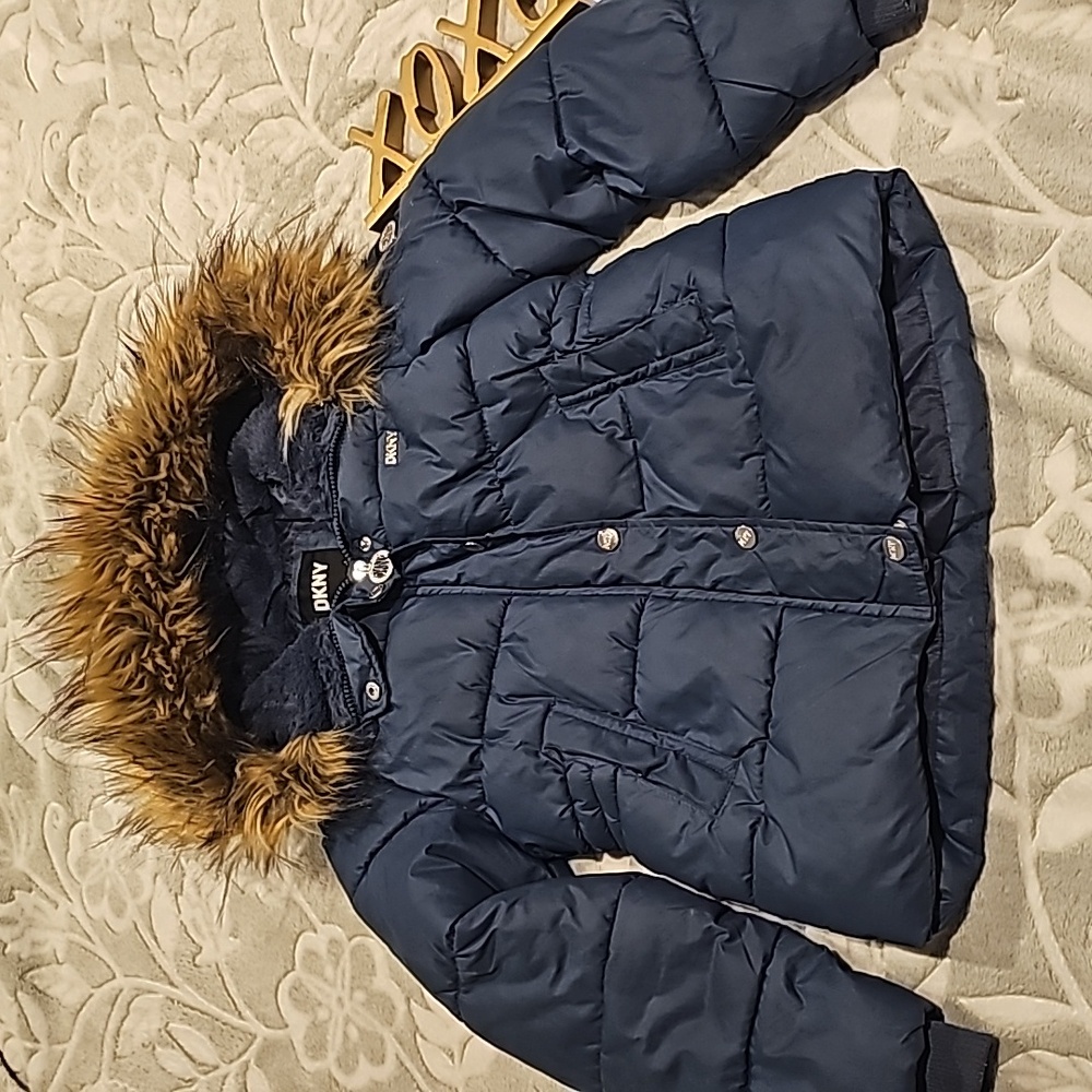 DKNY youth 10 12 girls winter jacket